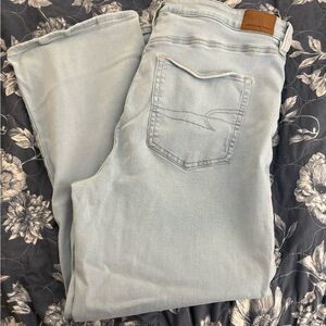 American Eagle Outfitters kick boot cut crop Jeans
